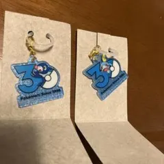 ポケモン 30周年ロゴマスコット アシマリ メッソン　ポケチャーム