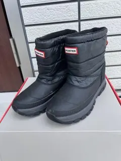 HUNTER ブラック スノーブーツ　UK5