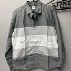 新品未使用タグ付き✨TAKEO KIKUCHI 長袖ブルゾン　シャツ　グレー TAKEO KIKUCHI バイカラー 長袖シャツ ブラック グレー - メルカリ