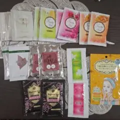 入浴剤いろいろセット③ おまけ付き フェイスマスク バスソルト まとめ売りのサムネイル