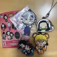 鬼滅の刃 ラバーマスコット 4個セット