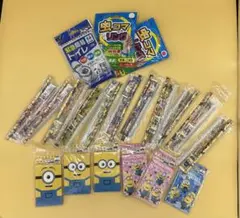 【新品ミニオンズ文房具セット】✖️10個　【新品ミニオンズ8色色鉛筆セット】✖️6箱