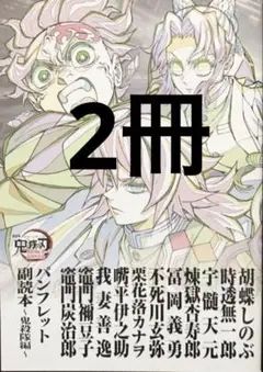2個セット♪ 映画特典 鬼滅の刃無限城編 パンフレット 副読本 鬼殺隊編