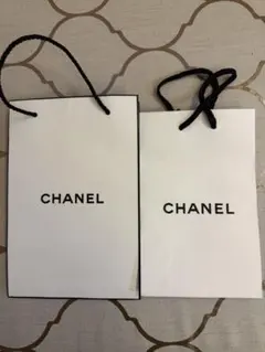 CHANEL ショップ袋 2点セット - メルカリ