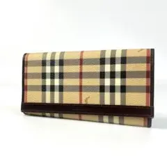 BURBERRY バーバリー 長財布 財布 ノバチェック チェック柄 かぶせのサムネイル