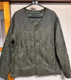 レディースキルティングジャケット　オリーブカラー　L