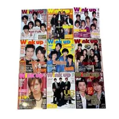 Idol magazine Wink Up, 9-issue set, 2005