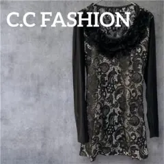 レース 長袖 Tシャツ