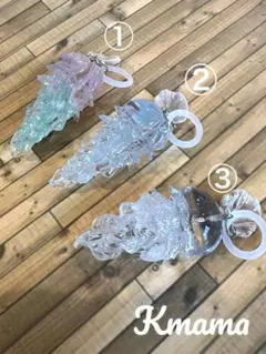 【クラゲチャーム】アンブレラチャーム　目印キーホルダー　⭐︎カラーオーダー受付中⭐︎
