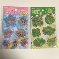 【24時間以内発送】セリア　平成レトロ カプセルシール 2枚セット