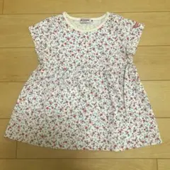 ミキハウス　花柄ワンピース　80のサムネイル