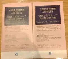 JR西日本グループ 株主優待割引券　2冊