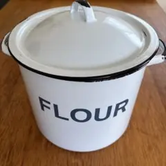アンティーク ホーロー FLOUR キャニスターのサムネイル