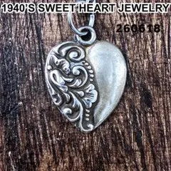 スウィートハートジュエリー シルバー ヴィンテージ ネックレス NAVY