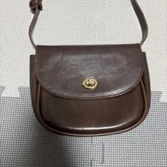 ショルダーバック コーヒーブラウン 斜めがけ 森ガール 秋