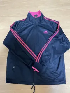 【試着のみ　タグなし】adidas ジャージ　ネイビー/ピンク
