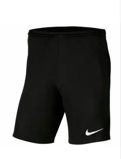 未使用ナイキNIKEパークIII NB ニットショートサッカーフットパンツ 黒S