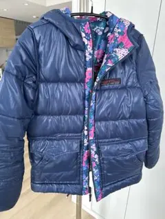 花柄 ダウンジャケット