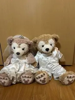 ダッフィーシェリーメイ　ウエディングドレス　タキシード