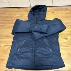 アローズリサーチドアーズ黒 ダウンジャケット フード付き