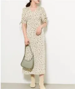 snidel バリエーションマーメイドプリントワンピース