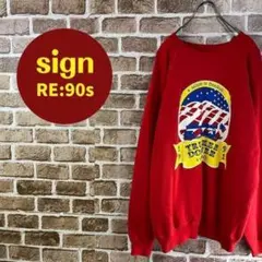 80s Hanes ヘインズ USA製　ビッグプリント　スエットトレーナー
