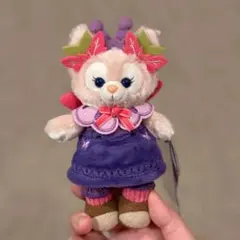 香港ディズニー限定　リーナベルぬいぐるみバッジ　大人気　希少品　ダッフィーバッジ 香港ディズニー限定 リーナベルぬいぐるみバッジ 大人気 希少品