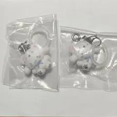 サンリオキャラクターズ めじるしアクセサリー ふわふわスノー シナモン2個