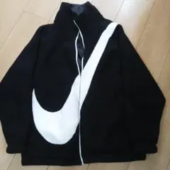 NIKE ナイキ ボアジャケット リバーシブル ブラック オーバーサイズ