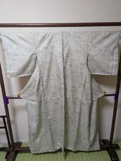 正絹　上品な　塩沢紬　単衣　裄丈69 正絹 上品な 塩沢紬 単衣 裄丈69 - メルカリ