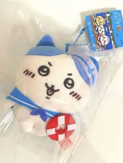 ちいかわご当地ぬいぐるみ神戸限定「セーラー」チェーン　ハチワレ