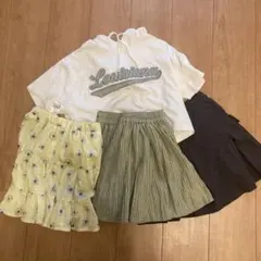 Tシャツ・ショートパンツセット　スカートまとめ売り
