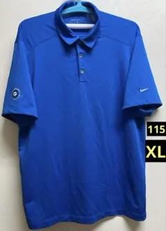 115 NIKE GOLF 青系ポロシャツ XL