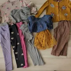 110 女の子　秋冬まとめ売り