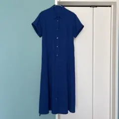 GU カラーシャツワンピース 半袖
