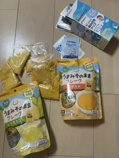 EDISON うまみそのままフレーク かぼちゃ 60g×2袋　とうもろこし