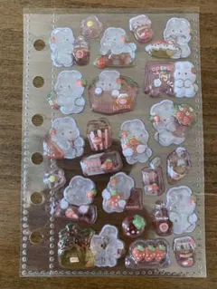 海外立体シール　おすそわけ