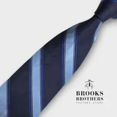 ◆やや細め◆Brooks Brothers ストライプ柄 高級ネクタイ 465