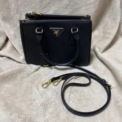 PRADA サフィアーノレザー2wayトートバッグ　ガレリア