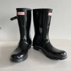 未使用　HUNTER ブラック　レインブーツ 6 UK