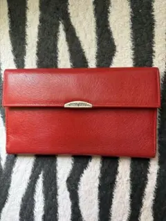 ニナリッチ赤　NINA RICCI レッド長財布値下げ＆おまけ付のサムネイル