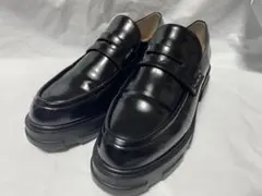 グリーンレーベルリラクシング　コインローファー　エナメル　厚底　Lサイズ　極美品