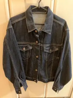 GU ダークブルー デニムジャケット