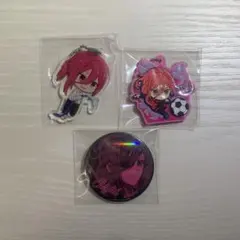 ブルーロック 千切豹馬 缶バッジ アクリルキーホルダー ラバーストラップ