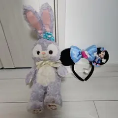 ディズニーシー　ステラルー　ぬいぐるみ&ミニーマウスぬいぐるみカチューシャセット