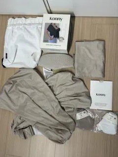 Konny コニー抱っこ紐 FLEX AirMesh スタイ2枚付き
