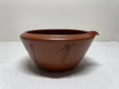 煎茶道具 常滑焼 竹春造 朱泥 漢詩彫 湯呑 - メルカリ