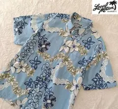 Local Motion　アロハシャツ　総柄　ハイビスカス　M　ハワイ