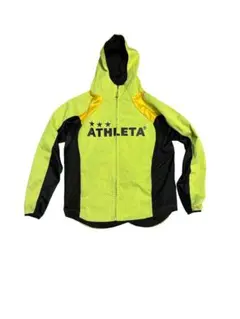 ATHLETA フード付きピステ M 蛍光イエロー