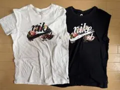 Nike SB フラワープリント Tシャツ L 2枚セット